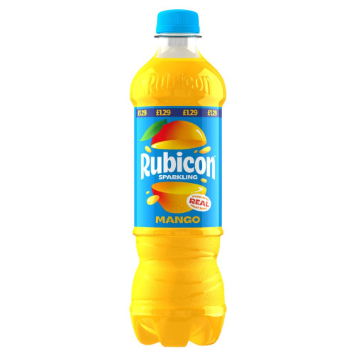 RUBICON SPARKLING MANGO BOTTLE 12x500ML PMP &Acirc;&pound;1.29