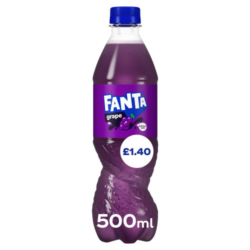 FANTA GRAPE BOTTLE 12x500ML PMP &Acirc;&pound;1.40