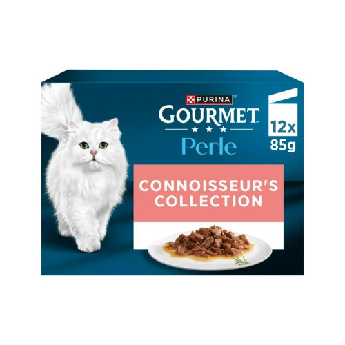GOURMET PERLE POUCH CONNOESUERS 12 PACK 4x85G PMP &Acirc;&pound;5.25