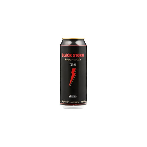 BLACK STORM CIDER CAN 24x500ML PMP &Acirc;&pound;1.35