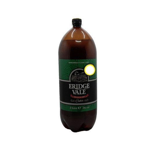 ERIDGE VALE CIDER BOTTLE 4x3L PMP &Acirc;&pound;5.49