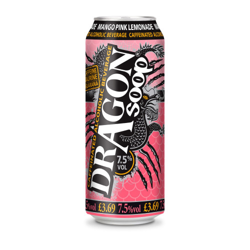 DRAGON SOOP MANGO PINK LEMONADE READY TO DRINK CAN 8x500ML PMP &Acirc;&pound;3.69