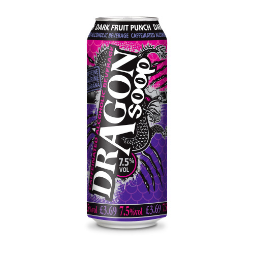 DRAGON SOOP DARK FRUIT PUNCH READY TO DRINK CAN 8x500ML PMP &Acirc;&pound;3.69