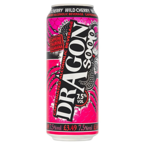 DRAGON SOOP WILD CHERRY READY TO DRINK CAN 8x500ML PMP &Acirc;&pound;3.69