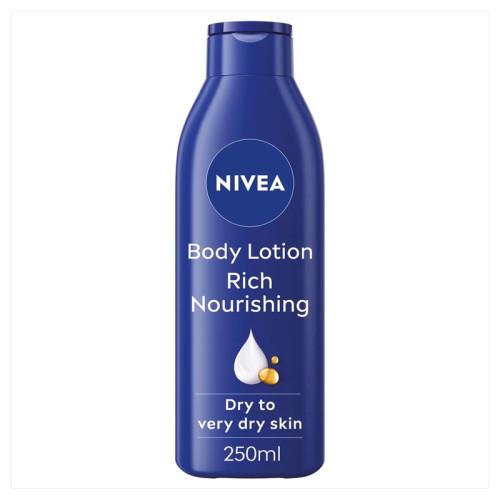 NIVEA NOURISHING DRY SKIN LOTION 6x250ML