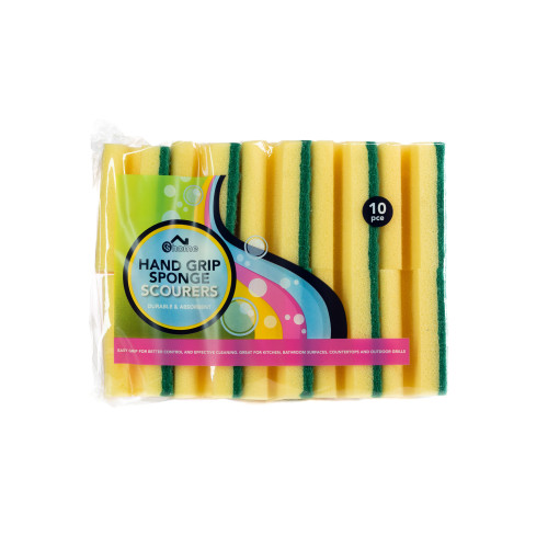 COUNTY HAND GRIP SCOURER 10 PACK 1x12
