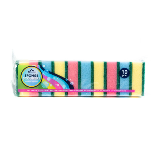 COUNTY RAINBOW MINI SCOURER 10 PACK 1x10