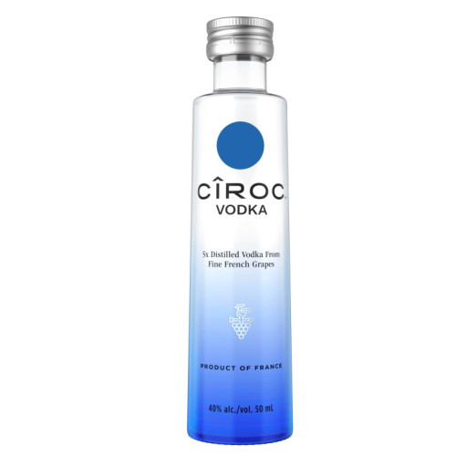 CIROC ORIGINAL VODKA BOTTLE 4x15x5CL