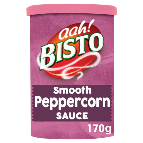 BISTO SMOOTH PEPPERCORN SAUCE MIX 6x170G