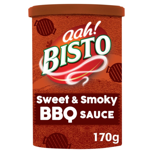 BISTO SWEET & SMOKY BBQ POUR OVER SAUCE 6x170G