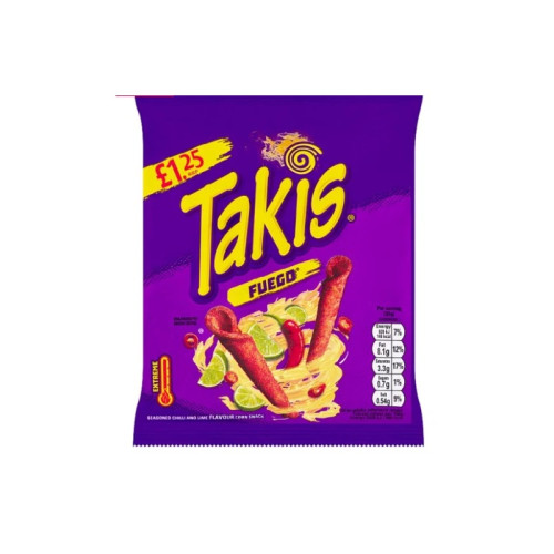 TAKIS SMOKING BBQ 21x55G PMP &Acirc;&pound;1.25