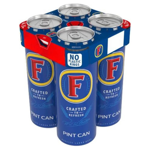 FOSTERS LAGER 4 PACK CAN 6x568ML PMP &Acirc;&pound;6.49