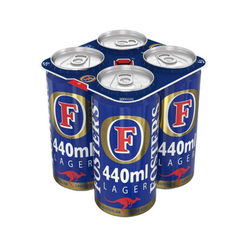 FOSTERS LAGER 10 PACK CAN 1x440ML