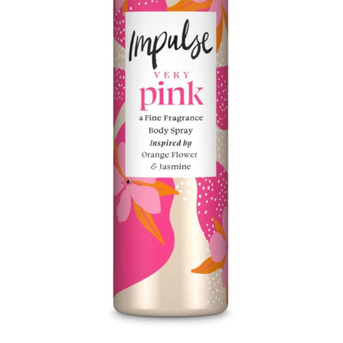 IMPULSE VERY PINK BODY SPRAY DEODORANT 6x75ML PMP &Acirc;&pound;1.29