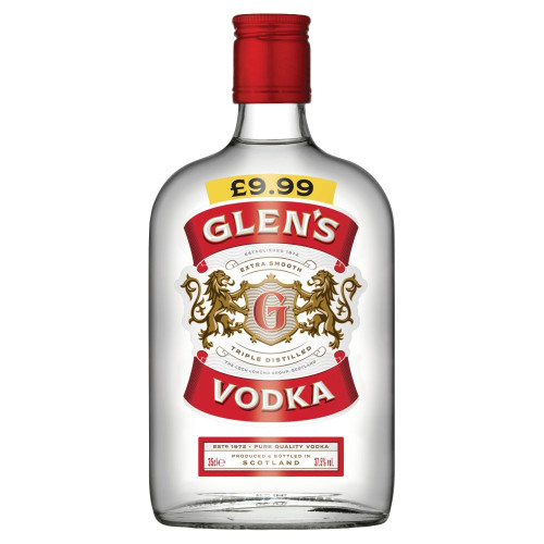 GLENS VODKA BOTTLE 6x35CL PMP &Acirc;&pound;9.99