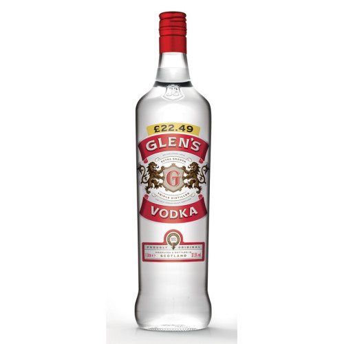 GLENS VODKA BOTTLE 6x1L PMP &Acirc;&pound;22.49