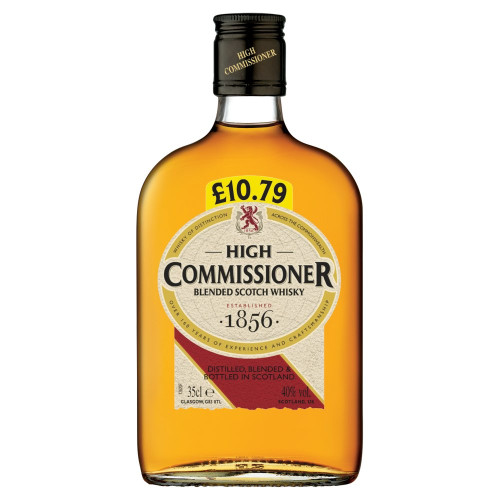 HIGH COMMISSIONER BLENDED WHISKY BOTTLE 1x35CL PMP &Acirc;&pound;10.79