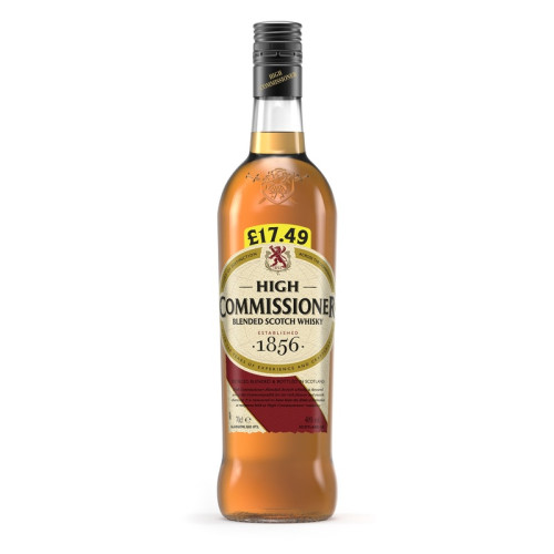 HIGH COMMISSIONER BLENDED WHISKY BOTTLE 6x70CL PMP &Acirc;&pound;17.49
