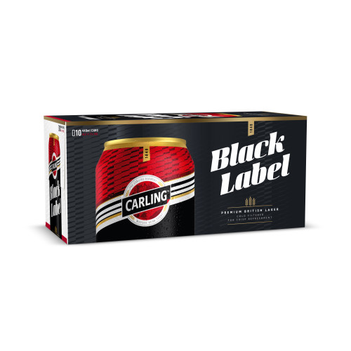 CARLING BLACK LAGER CAN 10x440ML