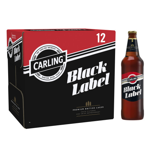 CARLING BLACK LAGER CAN 12x660ML