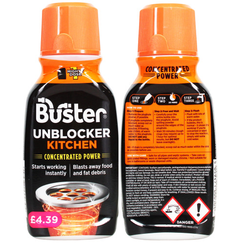 BUSTER KITCHEN UNBLOCKER 6x150G PMP &Acirc;&pound;4.39