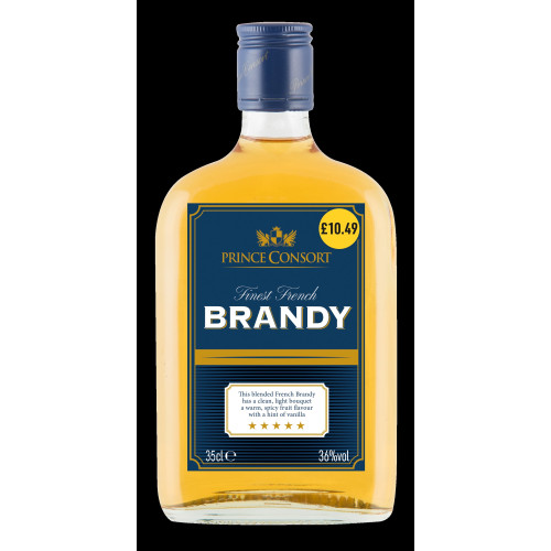 PRINCE CONSORT BRANDY BOTTLE 1x35CL PMP &Acirc;&pound;10.49
