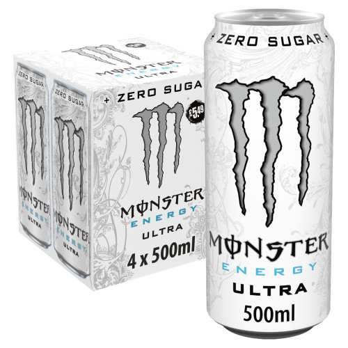 MONSTER ENERGY ULTRA 4 PACK CAN 6x500ML PMP &Acirc;&pound;5.49