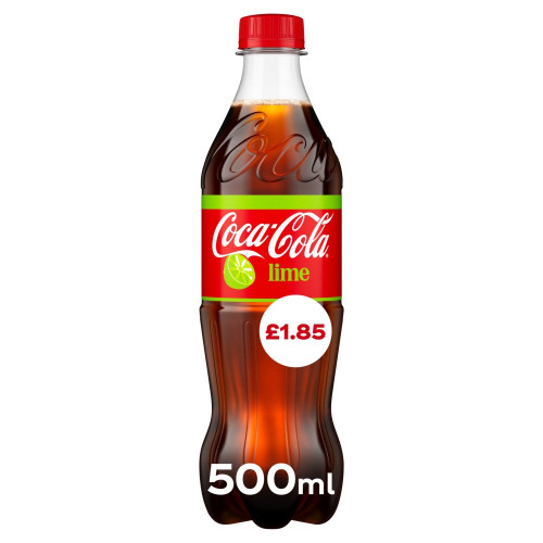 COCA COLA LIME BOTTLE 12x500ML PMP &Acirc;&pound;1.85