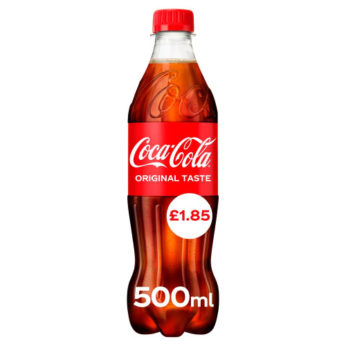 COCA COLA ORIGINAL BOTTLE 24x500ML PMP &Acirc;&pound;1.85