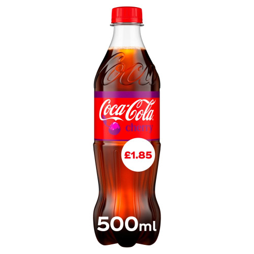 COCA COLA CHERRY BOTTLE 12x500ML PMP &Acirc;&pound;1.85