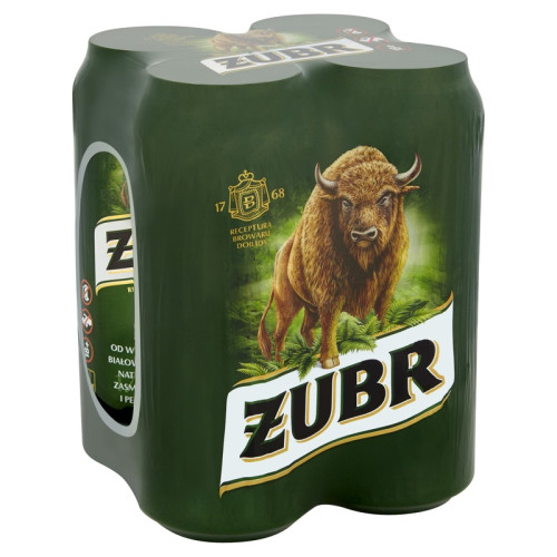 ZUBR POLISH LAGER 4 PACK CAN 6x500ML PMP &Acirc;&pound;7.39