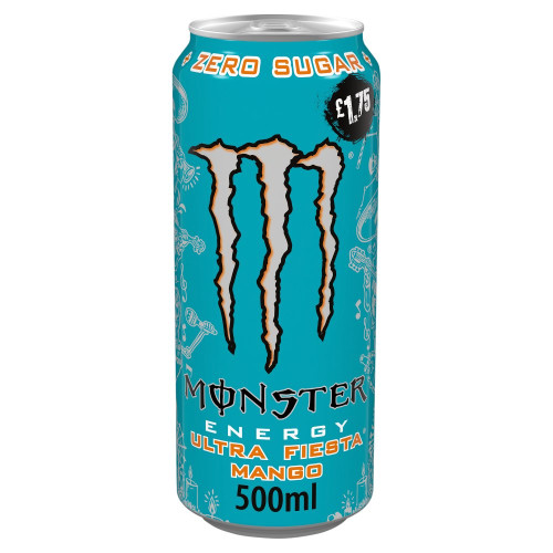 MONSTER ULTRA FIESTA CAN 12x500ML PMP &Acirc;&pound;1.75