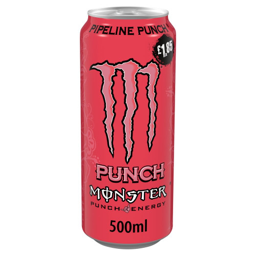 MONSTER ENERGY PIPELINE PUNCH CAN 12x500ML PMP &Acirc;&pound;1.85