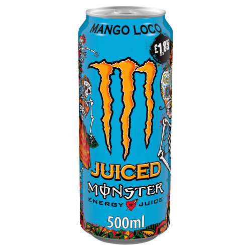 MONSTER ENERGY MANGO LOCO CAN 12x500ML PMP &Acirc;&pound;1.85