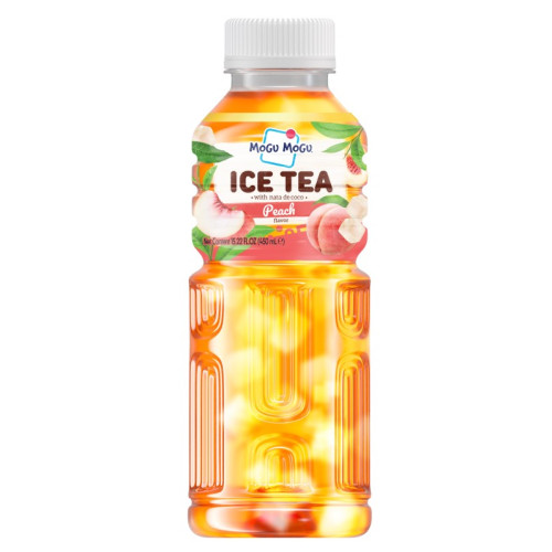 MOGU MOGU PEACH ICE TEA BOTTLE 4x6x450ML