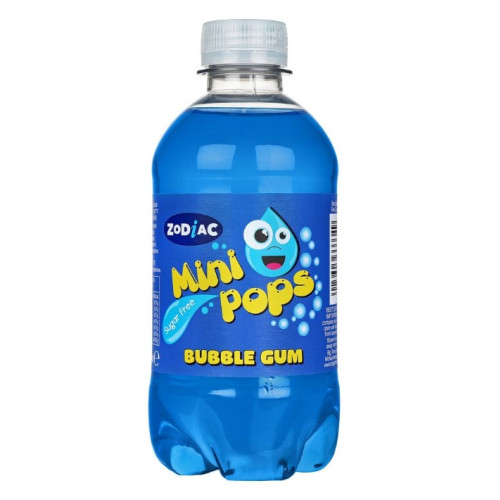 MINI POPS BUBBLE GUM BOTTLE 12x330ML