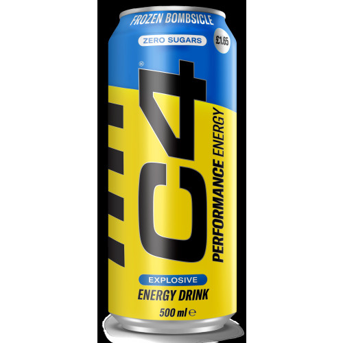 C4 PERFORMANCE ENERGY FROZEN BOMBSICLE CAN 12x500ML PMP &Acirc;&pound;1.65