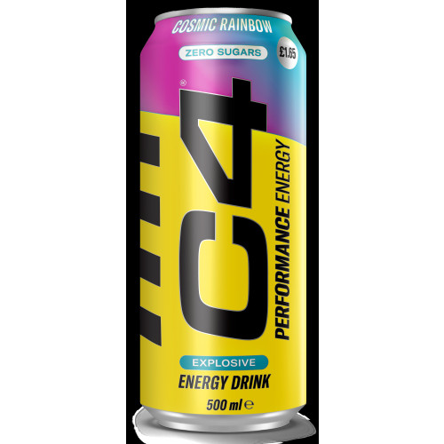C4 PERFORMANCE ENERGY COSMIC RAINBOW CAN 12x500ML PMP &Acirc;&pound;1.65