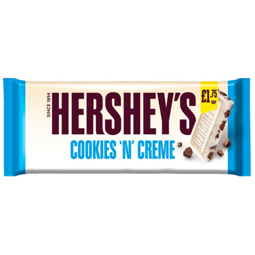 HERSHEYS CHOCOLATE COOKIES AND CREAM 3x24x90G PMP &Acirc;&pound;1.75