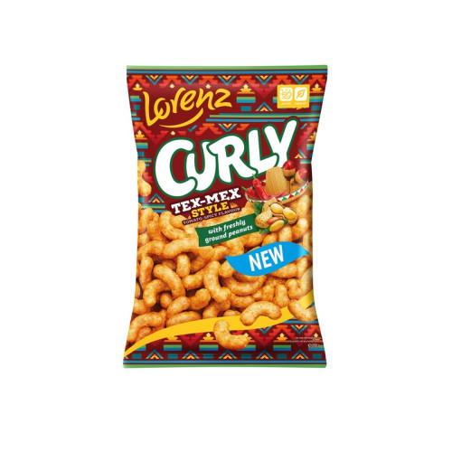 LORENZ CURLY TEX MEX CRISPS 14x100G