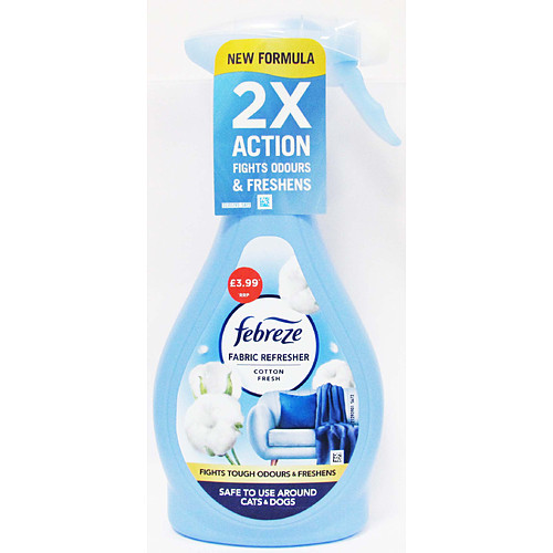 FEBREZE FABRIC REFRESHER SPRAY 8x500ML PMP &Acirc;&pound;3.99