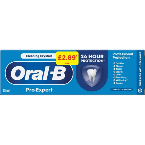 ORALB PRO EXPERT TOOTHPASTE 6x75ML PMP &Acirc;&pound;2.89