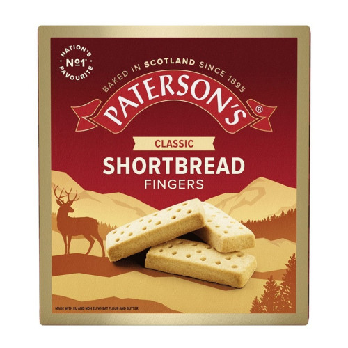 PATERSONS SHORTBREAD FINGERS 18x150G PMP &Acirc;&pound;1.09