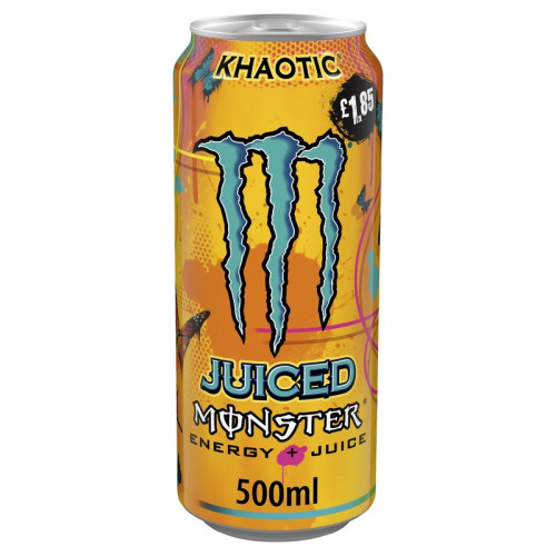 MONSTER JUICED KHAOTIC CAN 12x500ML PMP &Acirc;&pound;1.85