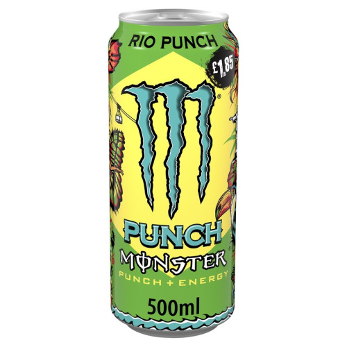 MONSTER JUICED RIO PUNCH CAN 12x500ML PMP &Acirc;&pound;1.85