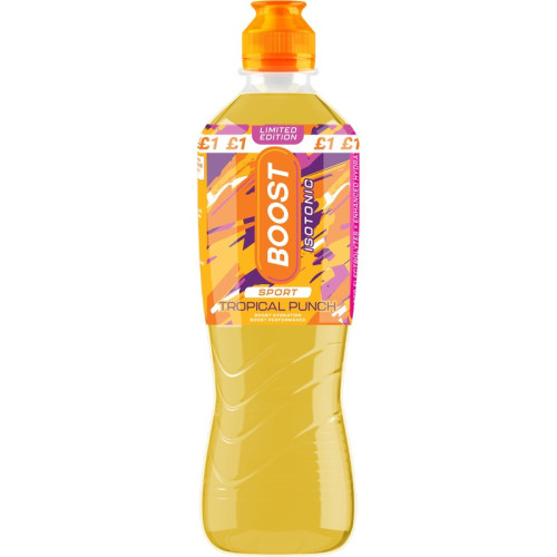 BOOST SPORT TROPICAL PUNCH BOTTLE 12x500ML PMP &Acirc;&pound;1.00