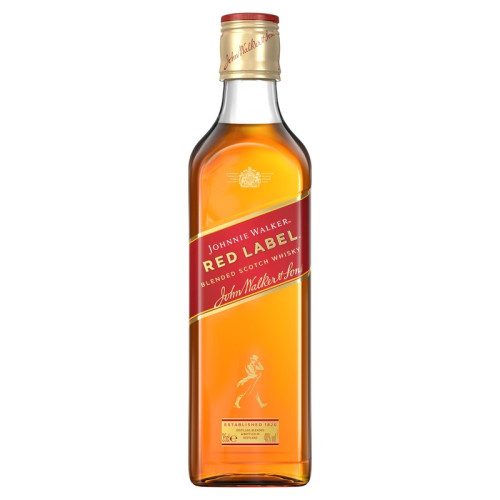 JOHNNIE WALKER RED LABEL WHISKY BOTTLE 6x35CL