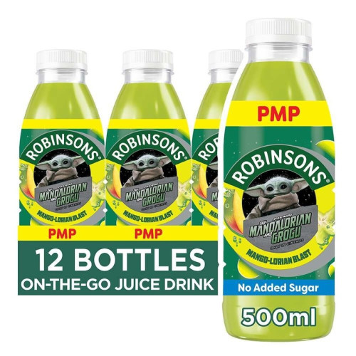 ROBINSON READY TO DRINK GROGU MANGO BOTTLE 12x500ML PMP &Acirc;&pound;1.19
