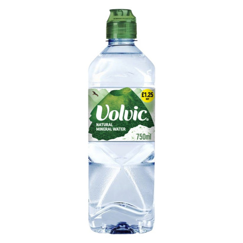 VOLVIC STILL WATER BOTTLE 12x750ML PMP &Acirc;&pound;1.25