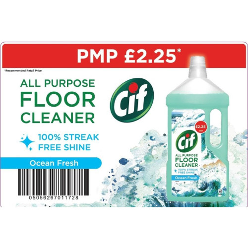 CIF OCEAN FLOOR CLEANER 8x950ML PMP &Acirc;&pound;2.25